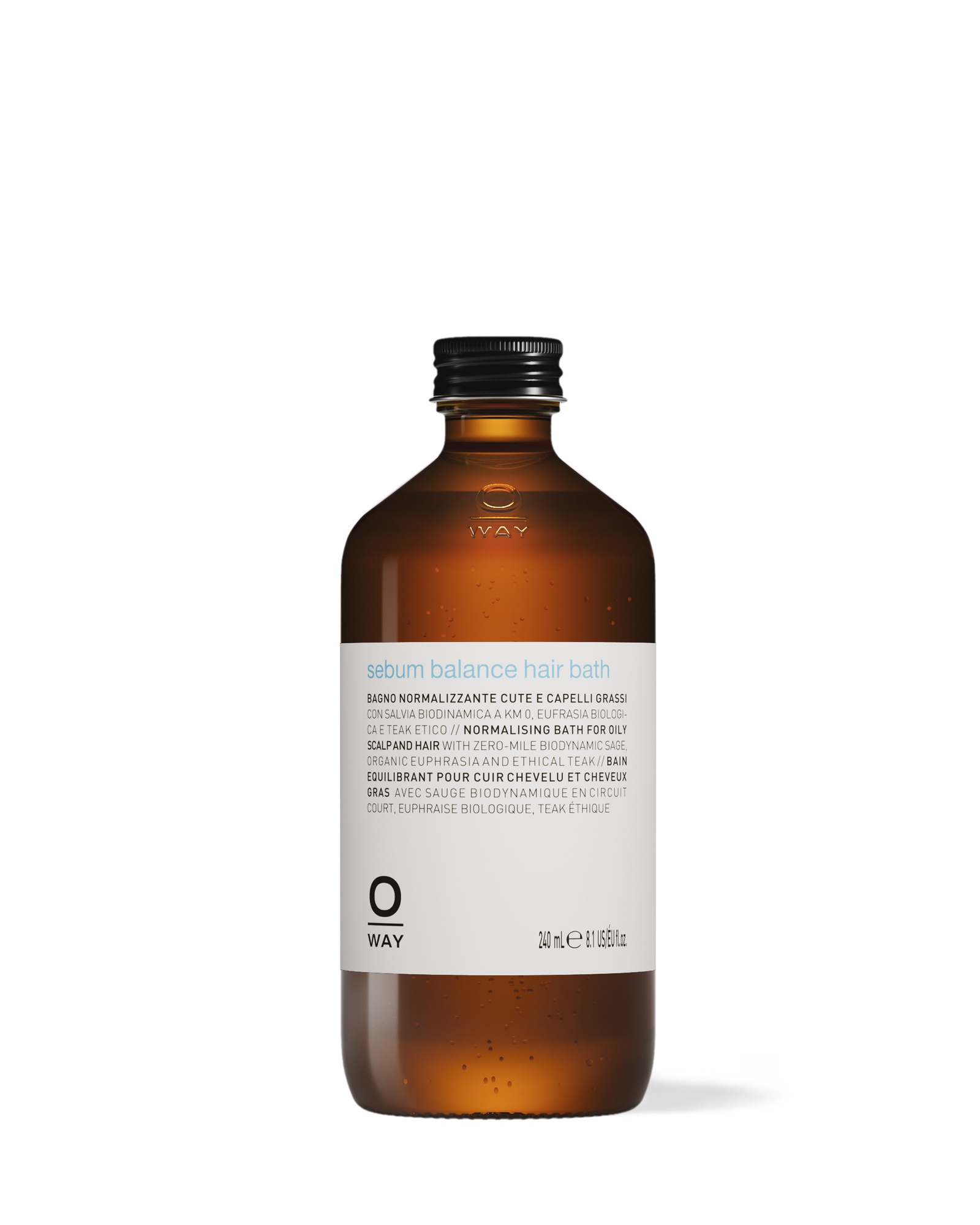 OWAY Sebum Balance Hair Bath — pre mastnú pokožku hlavy